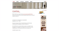 Desktop Screenshot of juliansanchez.com